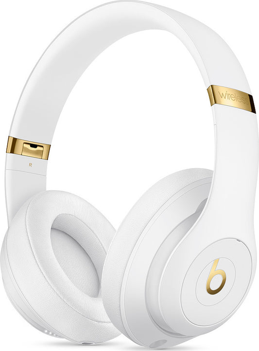 Beats Studio3 Ασύρματα / Ενσύρματα Over Ear Ακουστικά με 22 ώρες Λειτουργίας Λευκά MQ572ZM/A