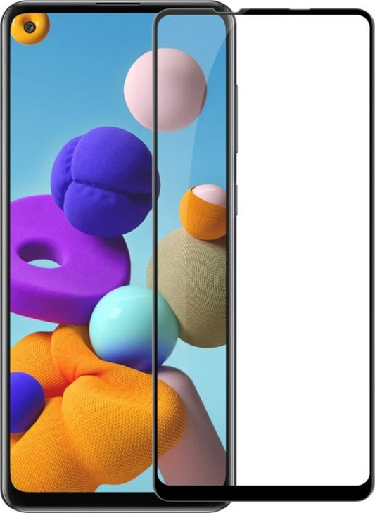 5D Full Glue Full Face Tempered Glass Black (Galaxy A21s)