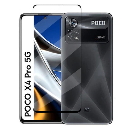 Full Glue Full Face Tempered Glass Μαύρο (Poco X4 Pro)