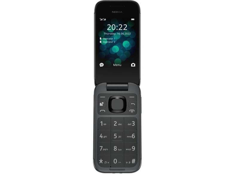 Nokia 2660 Flip Dual SIM (48MB/128MB) Κινητό με Κουμπιά (Ελληνικό Μενού) Μαύρο