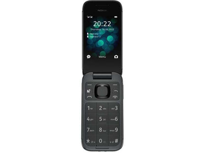Nokia 2660 Flip Dual SIM (48MB/128MB) Κινητό με Κουμπιά (Ελληνικό Μενού) Μαύρο