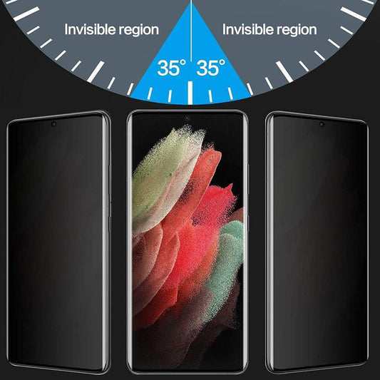 Leewello Antispy Privacy Full Face Tempered Glass Μαύρο (iPhone 11 Pro Max)