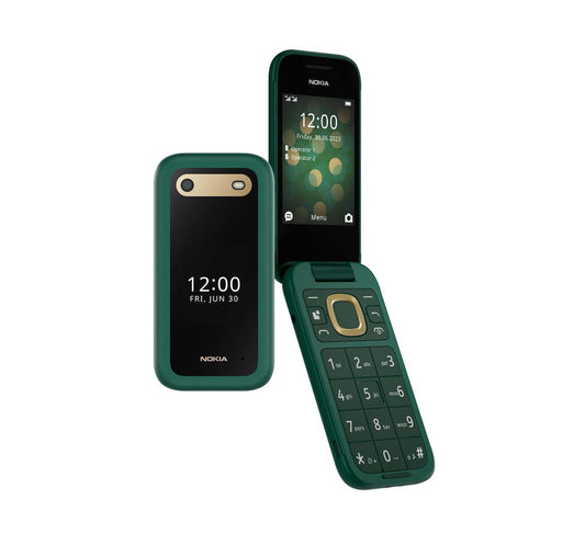 Nokia 2660 Flip Dual SIM Κινητό με Κουμπιά (ελληνικό  Μενού) Lush Green