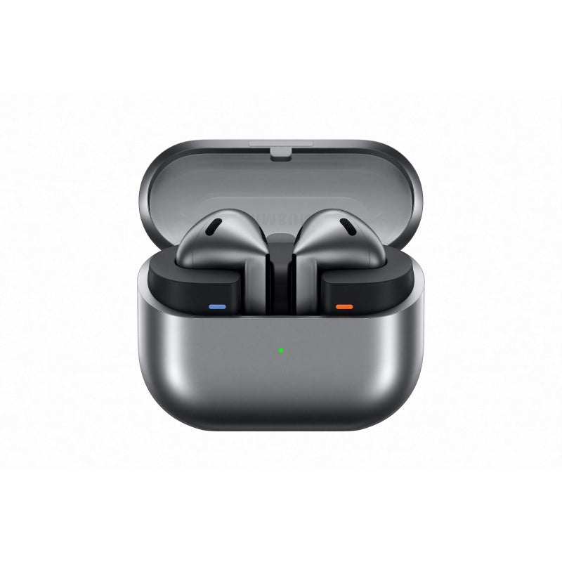 Samsung Galaxy Buds3 Bluetooth Handsfree Ακουστικά με Αντοχή στον Ιδρώτα και Θήκη Φόρτισης Silver