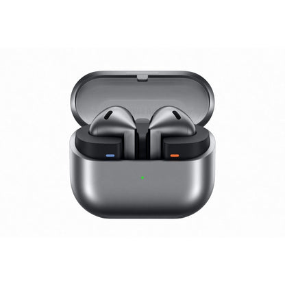 Samsung Galaxy Buds3 Bluetooth Handsfree Ακουστικά με Αντοχή στον Ιδρώτα και Θήκη Φόρτισης Silver