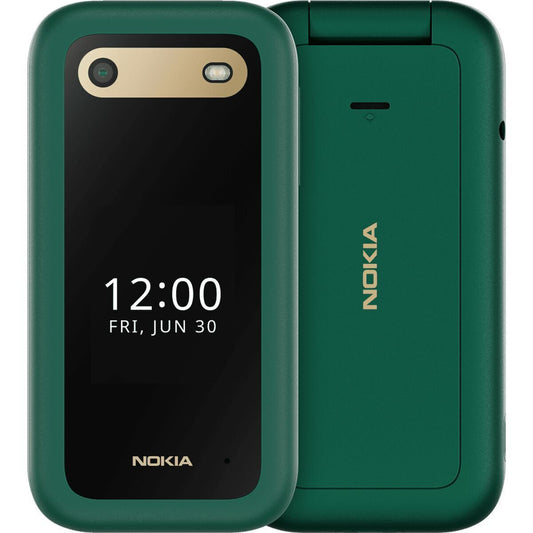 Nokia 2660 Flip Dual SIM Κινητό με Κουμπιά (ελληνικό  Μενού) Lush Green