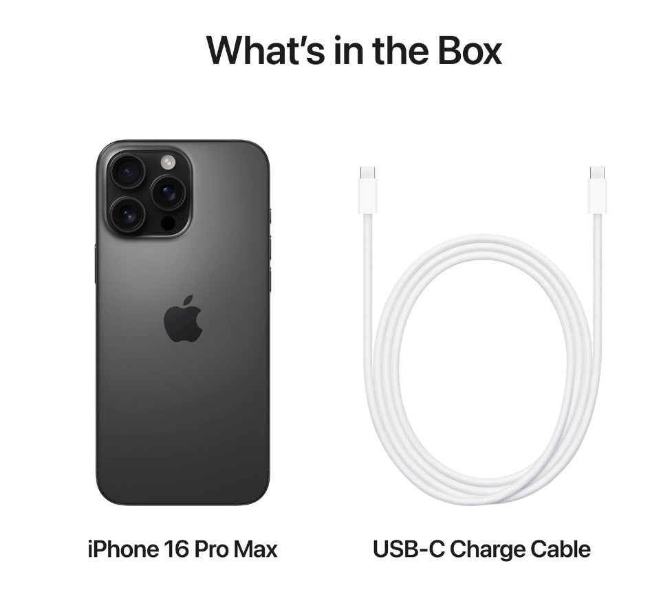 Apple iPhone 16 Pro Max 5G (8GB/512GB) Black Titanium