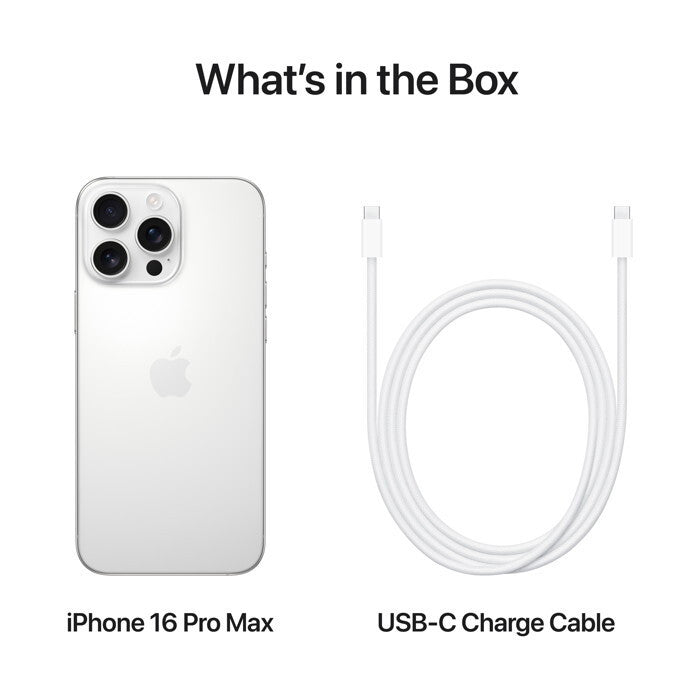Apple iPhone 16 Pro Max 5G (8GB/512GB) White Titanium