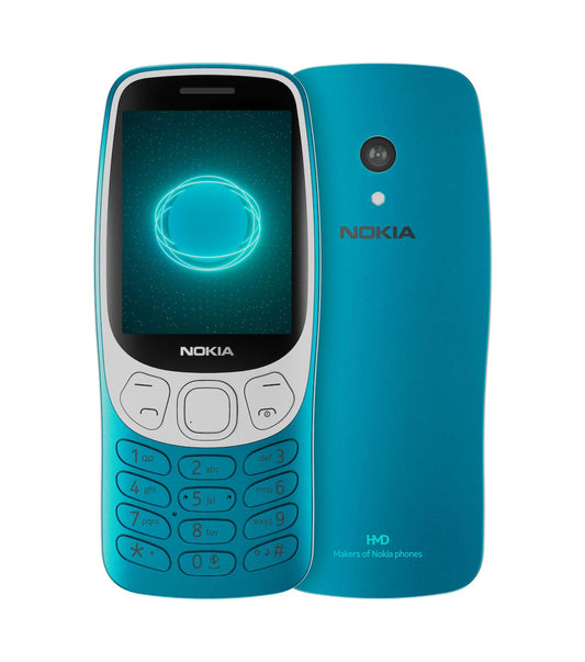 Nokia 3210 Dual SIM Κινητό με Κουμπιά (Ελληνικό Μενού) Scuba Blue