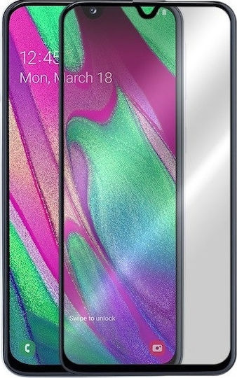 Full Face Tempered Glass Black (Galaxy A40)