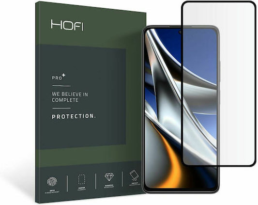 Hofi PRO+ Full Face Tempered Glass Μαύρο (Xiaomi Poco X4 Pro 5 G) HXIAPX4P