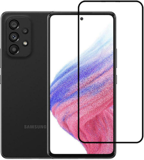 Full Face Tempered Glass Μαύρο (Galaxy A53)
