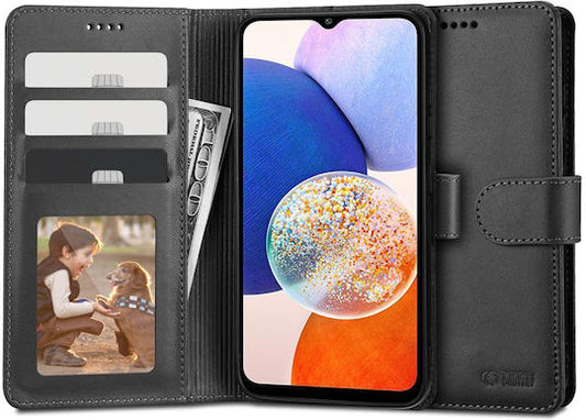 Tech-Protect Wallet Δερματίνης Μαύρο (Galaxy A14)