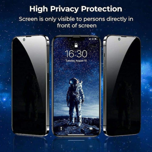 Leewello Antispy Privacy Full Face Tempered Glass Μαύρο (iPhone 14 Pro Max)