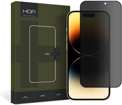 Hofi Anti Spy Glass Pro+ Privacy Tempered Glass (iPhone 15 Pro)
