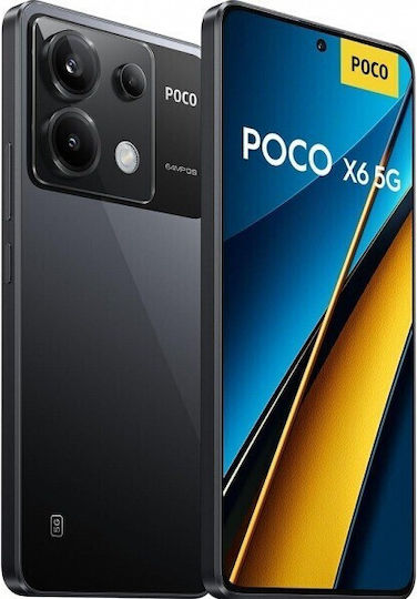 Xiaomi Poco X6 5G Dual SIM (12GB/512GB) Μαύρο