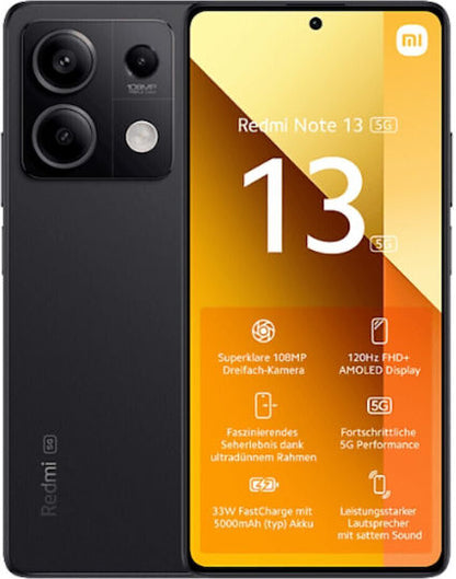 Xiaomi Redmi Note 13 NFC 5G Dual SIM (6GB/128GB) Graphite Black