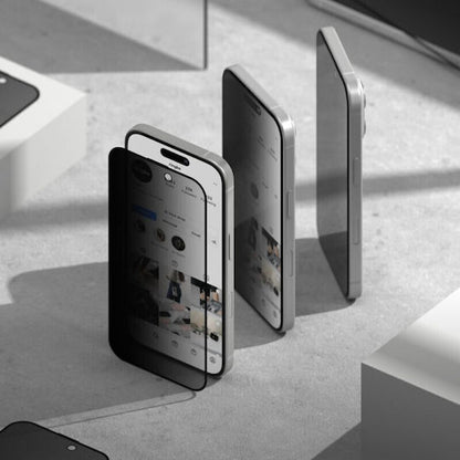 Ringke Easy Slide Privacy Tempered Glass 2τμχ (iPhone 15 / 16)