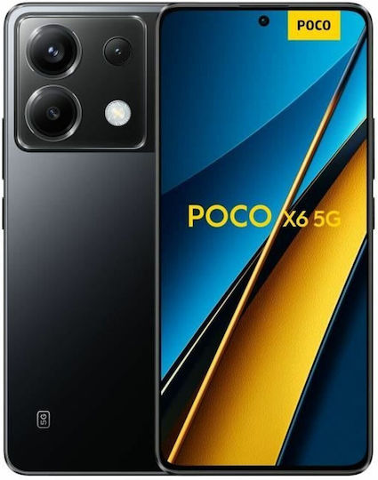 Xiaomi Poco X6 5G Dual SIM (12GB/512GB) Μαύρο