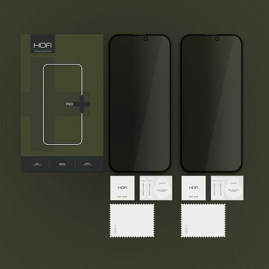 Hofi Privacy Tempered Glass 2τμχ (iPhone 16 Pro Max)