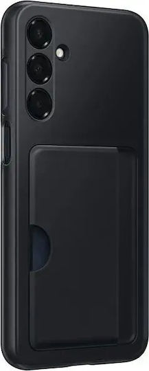 Samsung Card Slot Back Cover Σιλικόνης / Πλαστικό Μαύρο (Samsung Galaxy A16) EF-OA166TBEGWW