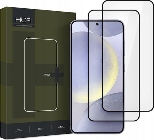 Hofi Tempered Glass Μαύρο (Galaxy S25)