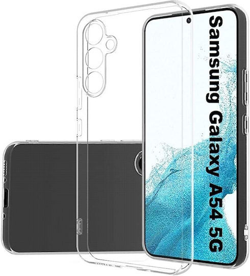 Back Cover Σιλικόνης Διάφανο P5903396192722 (Galaxy A54)